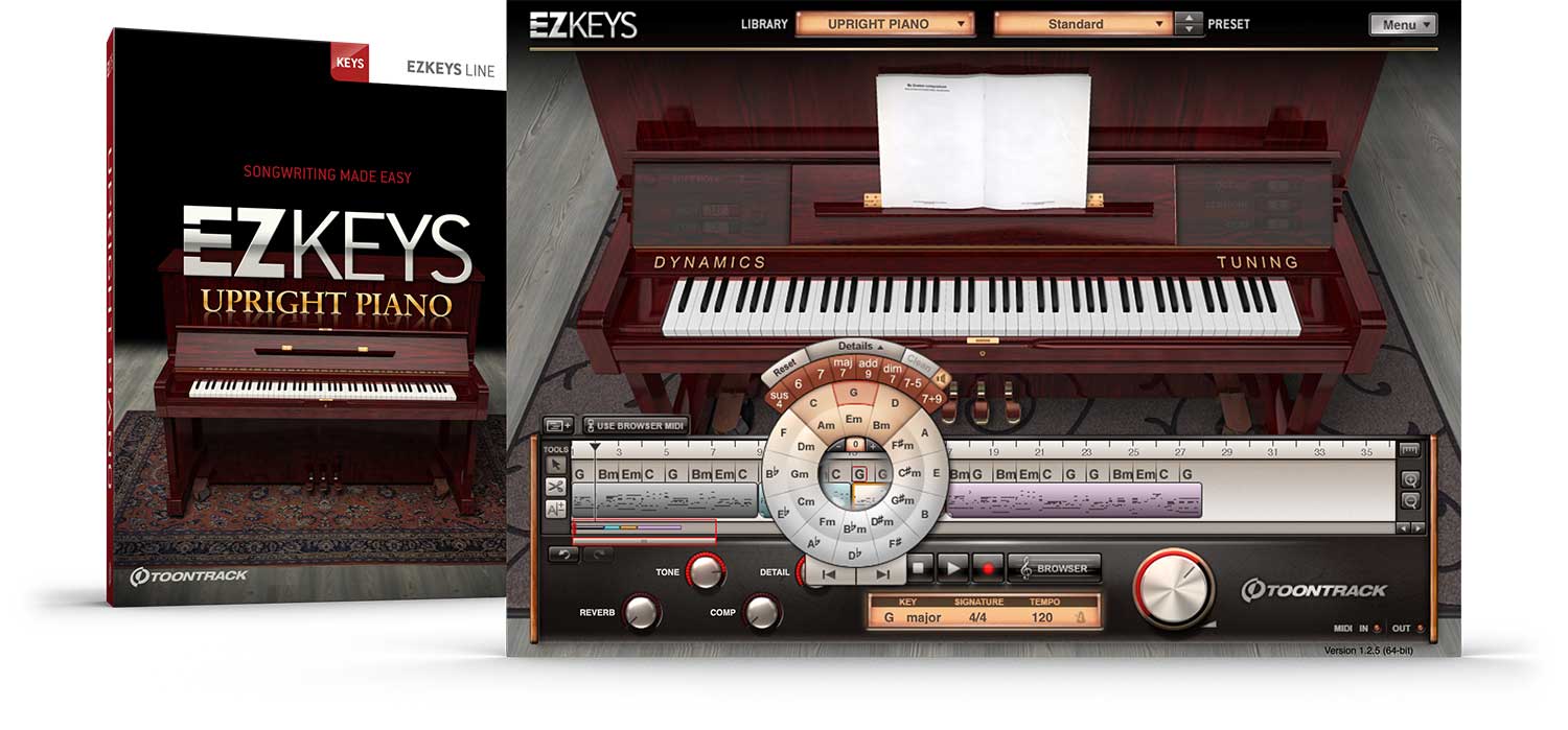 Toontrack EKX  EZkeys  - Upright  Piano
